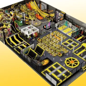 Trampoline park Indoor Playground With Trampoline Park Climbing Wall commercial Playground kids Playground Indoor playground Equipment playground For Children