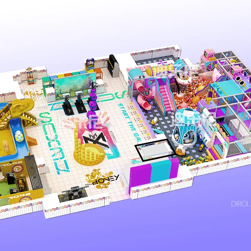 Park playground equipment factory