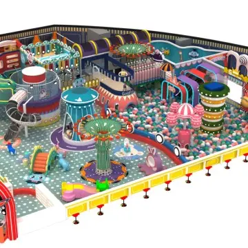 Indoor playground equipment for children that combines fun and safety