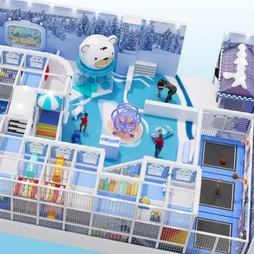 Castle Themed kids soft play equipment indoor amusement park equipment for kids Revolving Balls Commercial Soft Play Indoor Playground Equipment