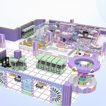 Morandi Themed Children Indoor Playground OEM Modular Playground Kids Games Equipment for Sale