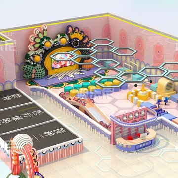 Dirolep Park Macaroon Themed Kids' Indoor Playground Equipment baby Playground children Playground kids Playground play Ground playground Equipment kids Indoor Playground