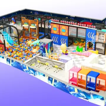 Dirolep Park Space Themed Equipment led Themed Playground Equipment For Children space-themed Indoor Play Zone For Kids led Soft Play House For Children And Toddlers