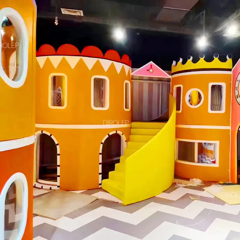 inside playground equipment