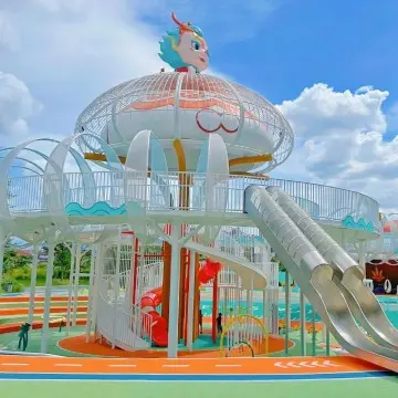 Chinese dragon theme new children's playground
