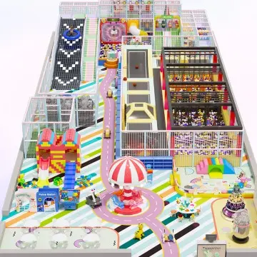 Macaron Themed Children Indoor Playground Long-Lasting Fun and Maximum Safety for Children